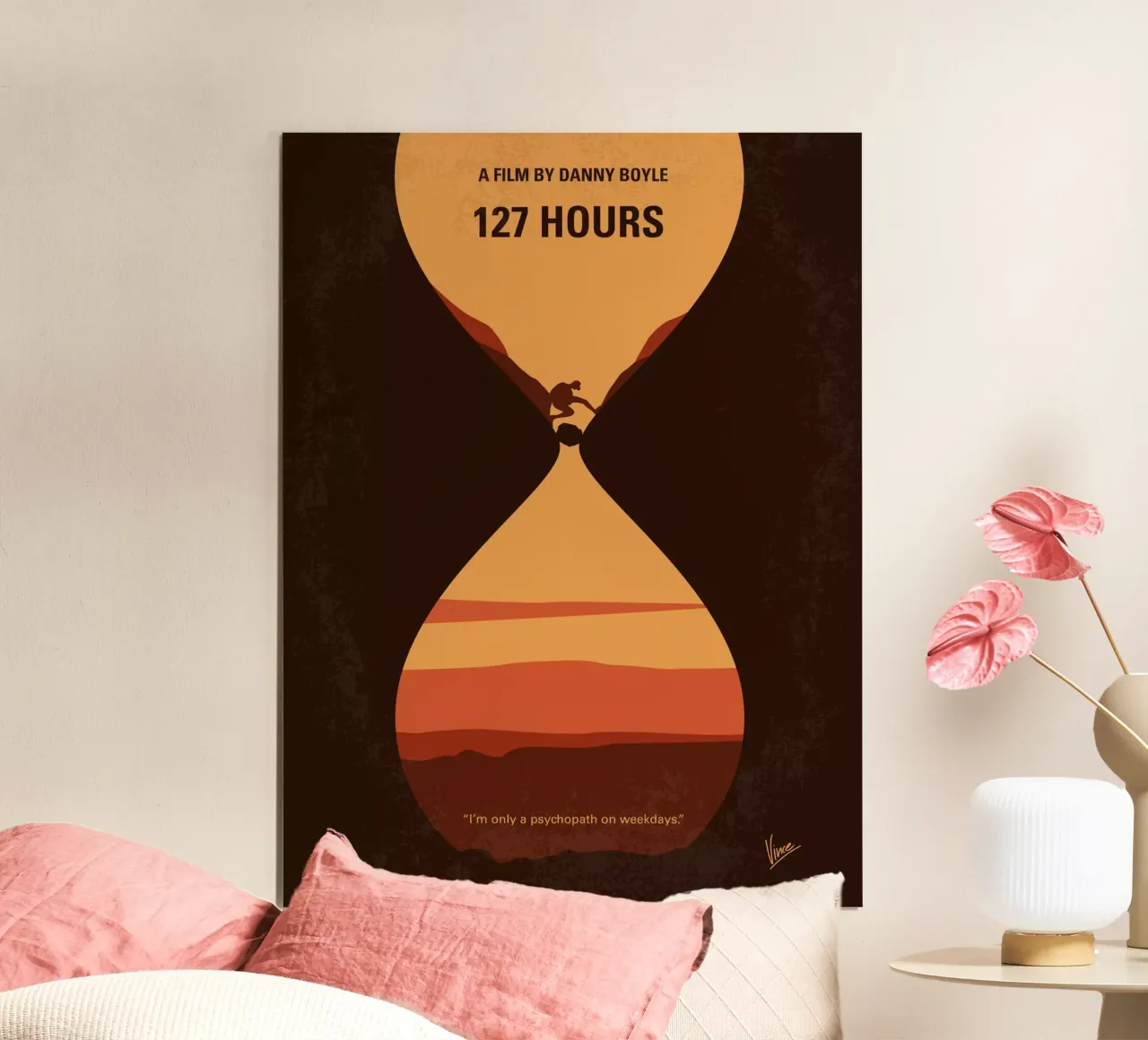 No719 My 127 Hours minimal movie poster poster da Chungkong