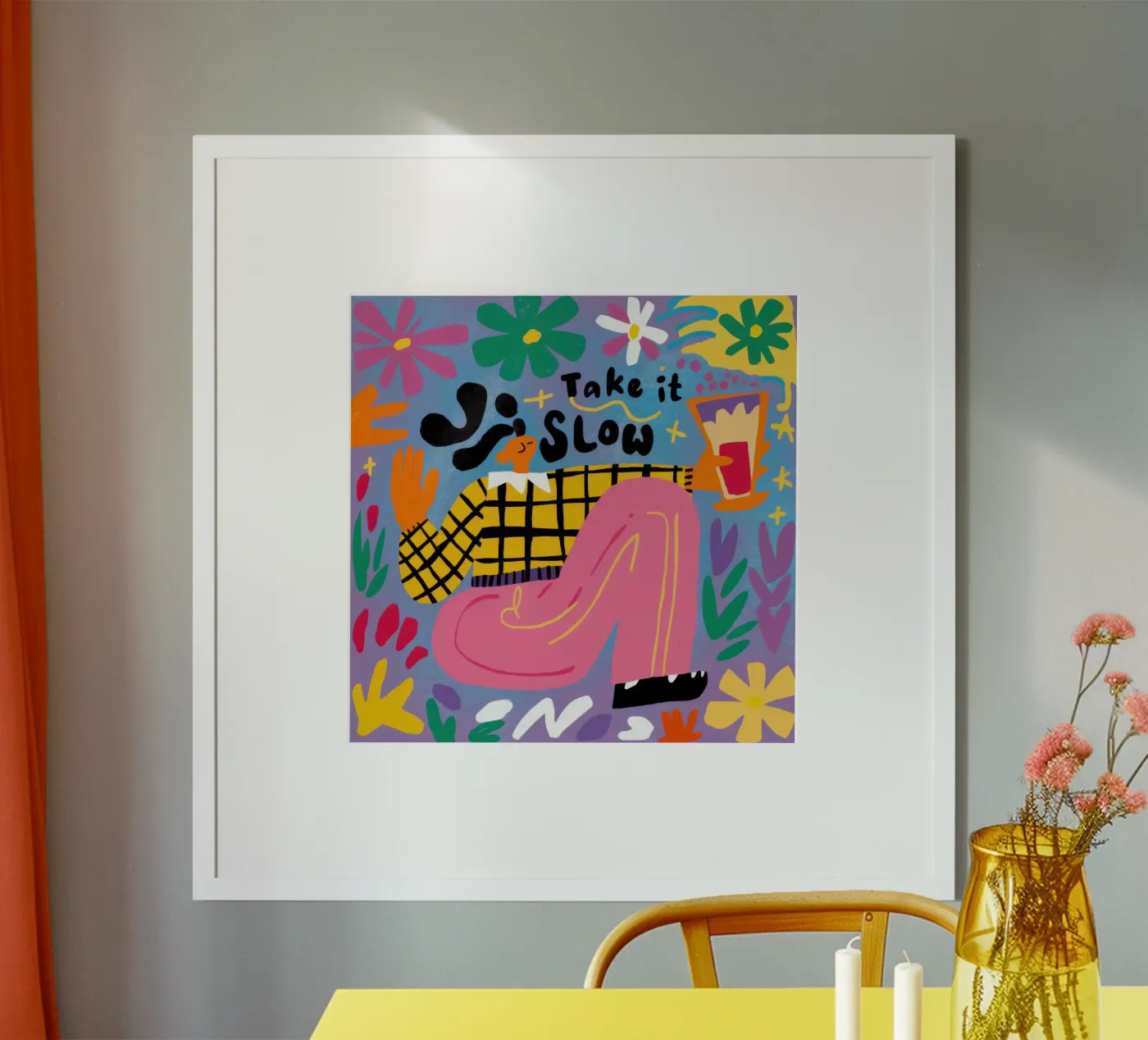 Slow Existential Vibe poster by Poem Hues