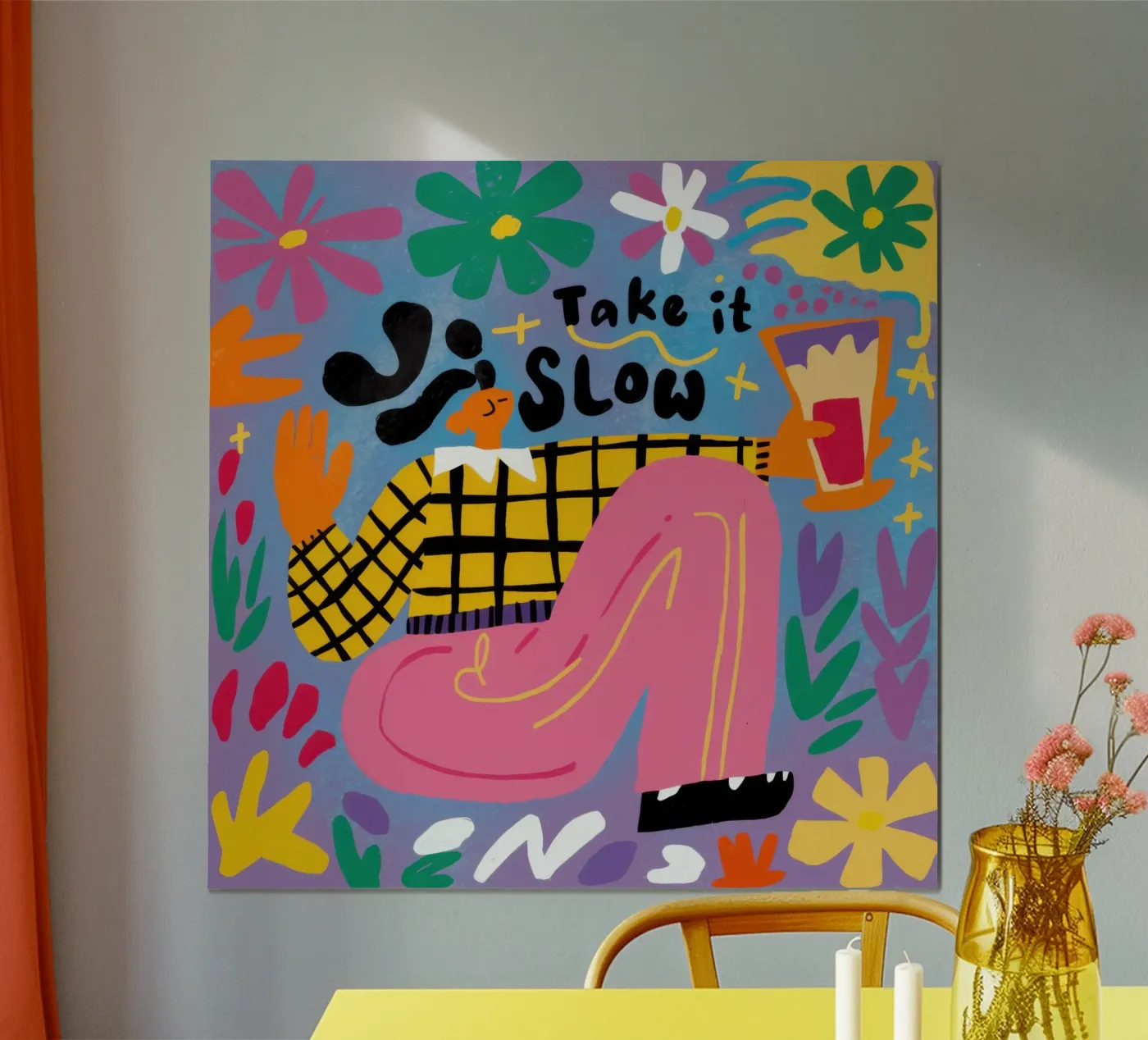 Slow Existential Vibe poster by Poem Hues