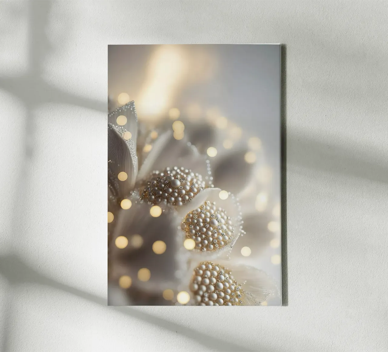 Pearly Flower tela con Cornice a cassetta da treechild