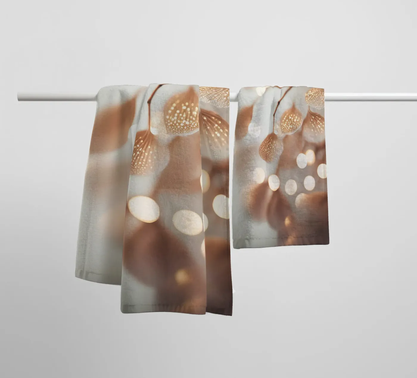 Tiny Leafs No 1 towel by treechild