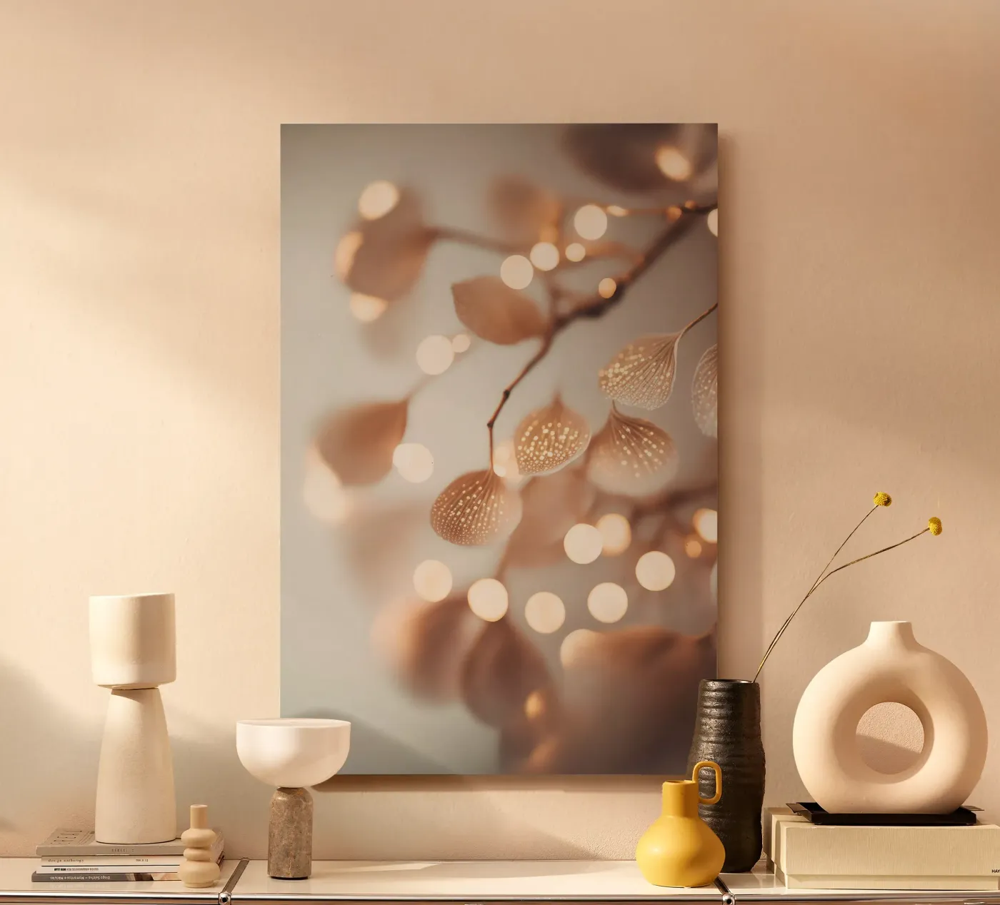 Tiny Leafs No 1 alluminio dibond da treechild