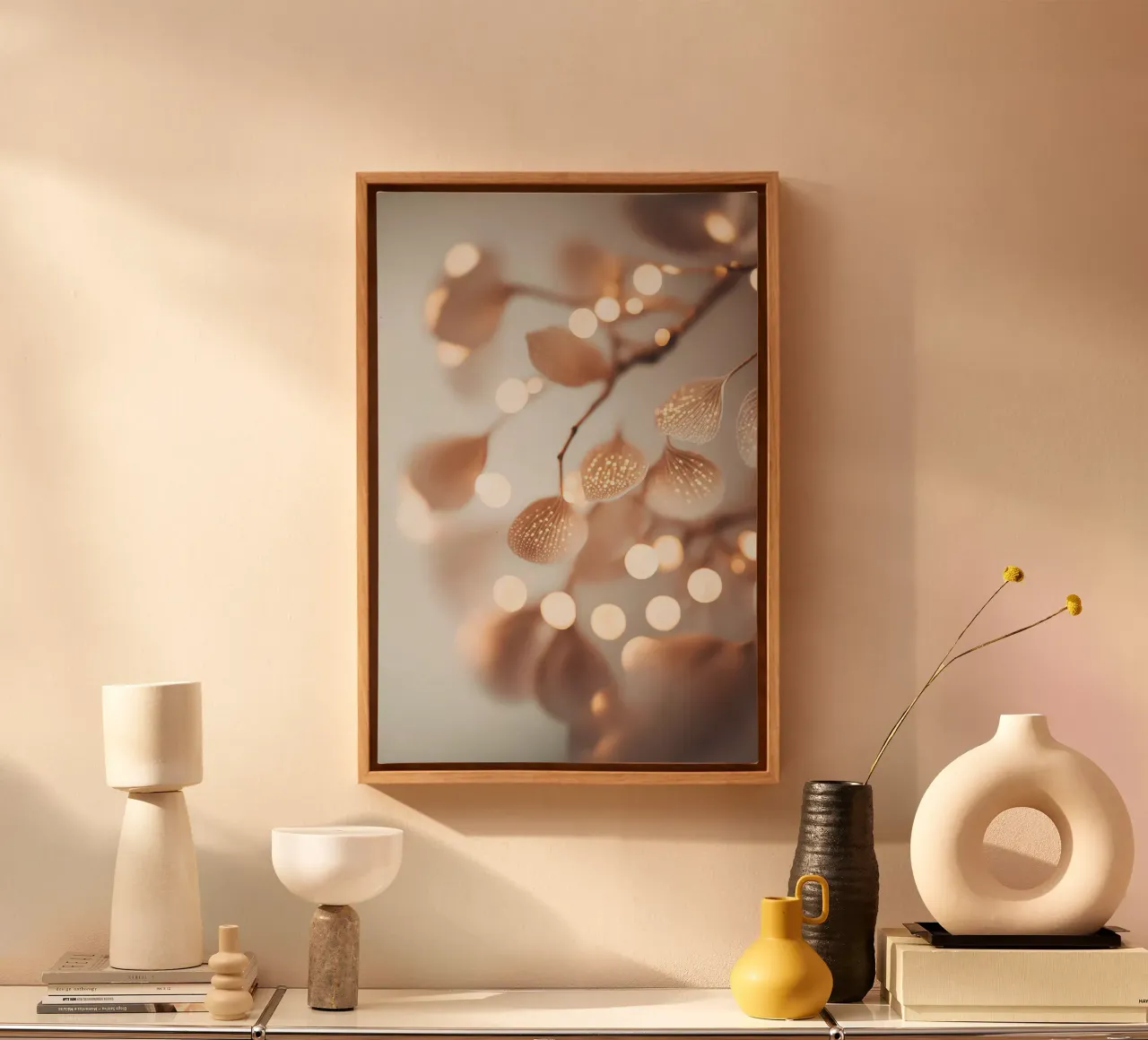 Tiny Leafs No 1 tela da treechild