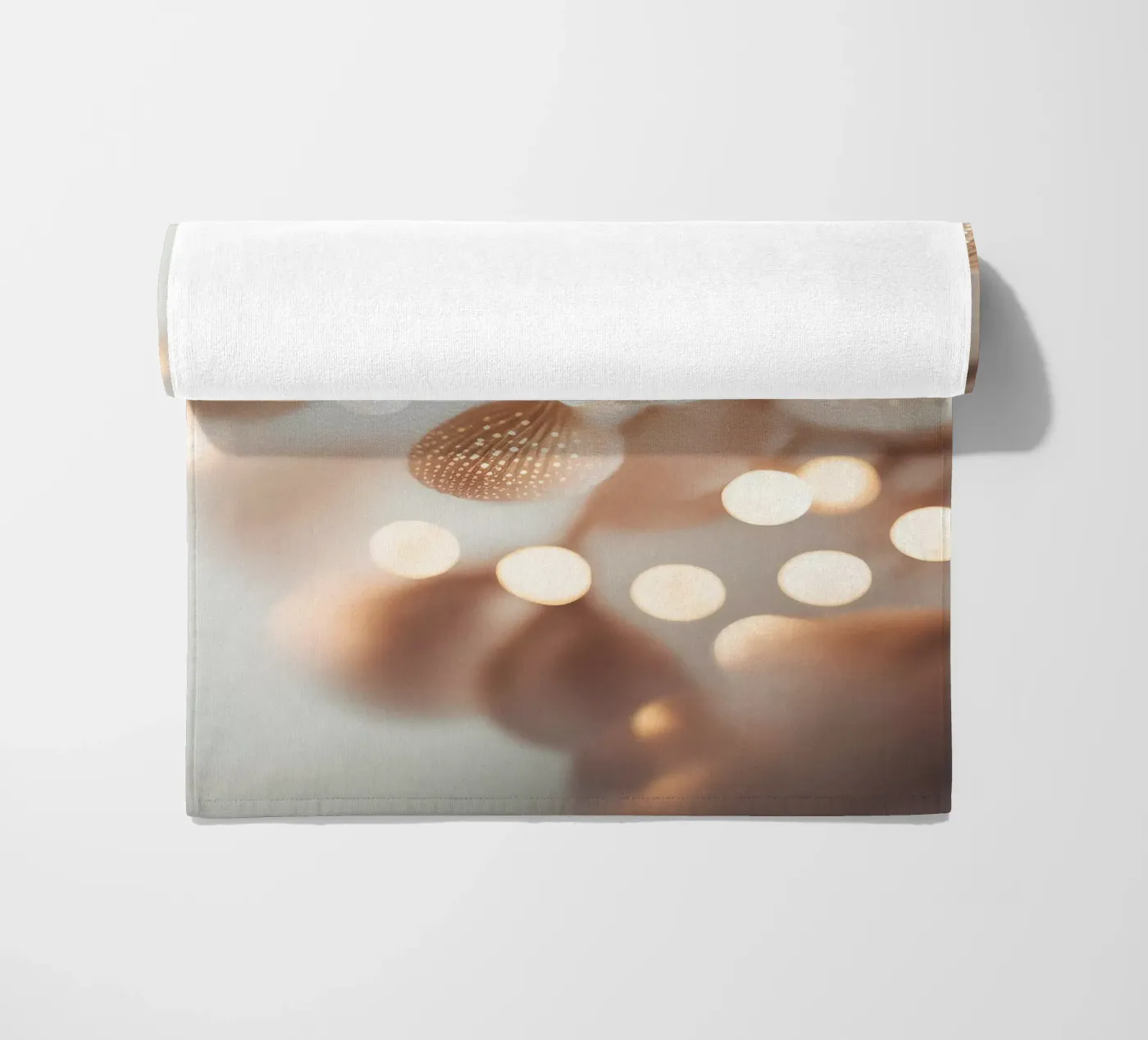 Tiny Leafs No 1 beach towel by treechild