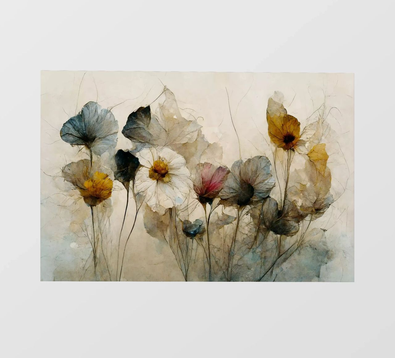 Dry Flowers Bouquet photo wallpaper by treechild