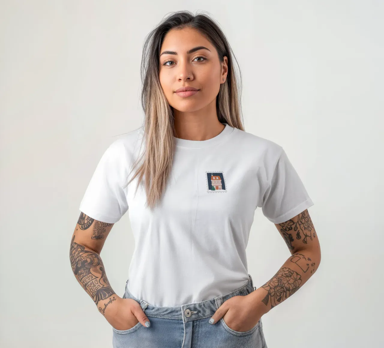 Christmas Post t-shirt by we line studio - design
