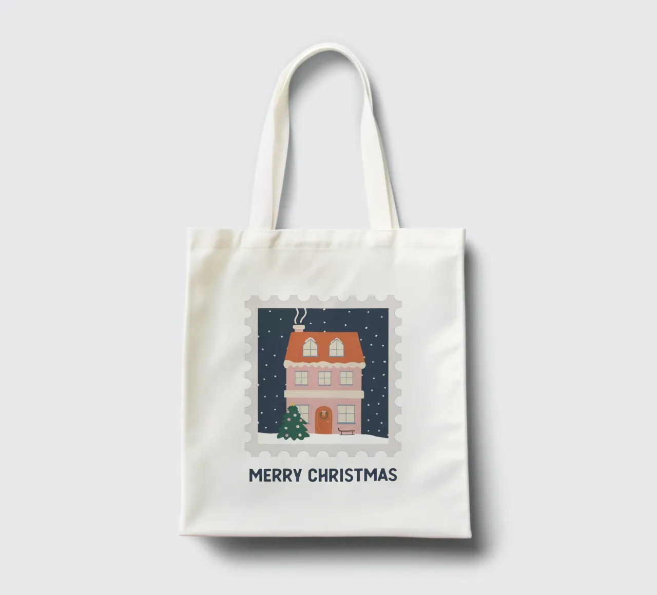 Christmas Post tote bag by we line studio - design