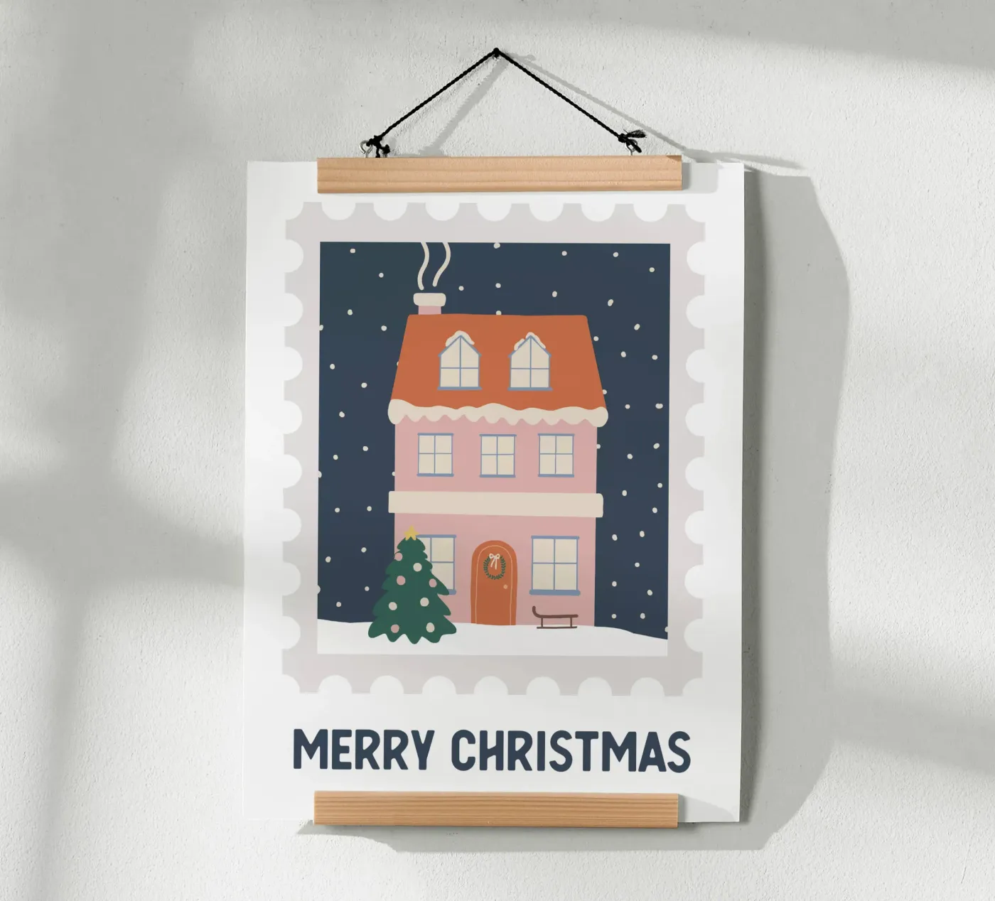 Christmas Post poster by we line studio - design