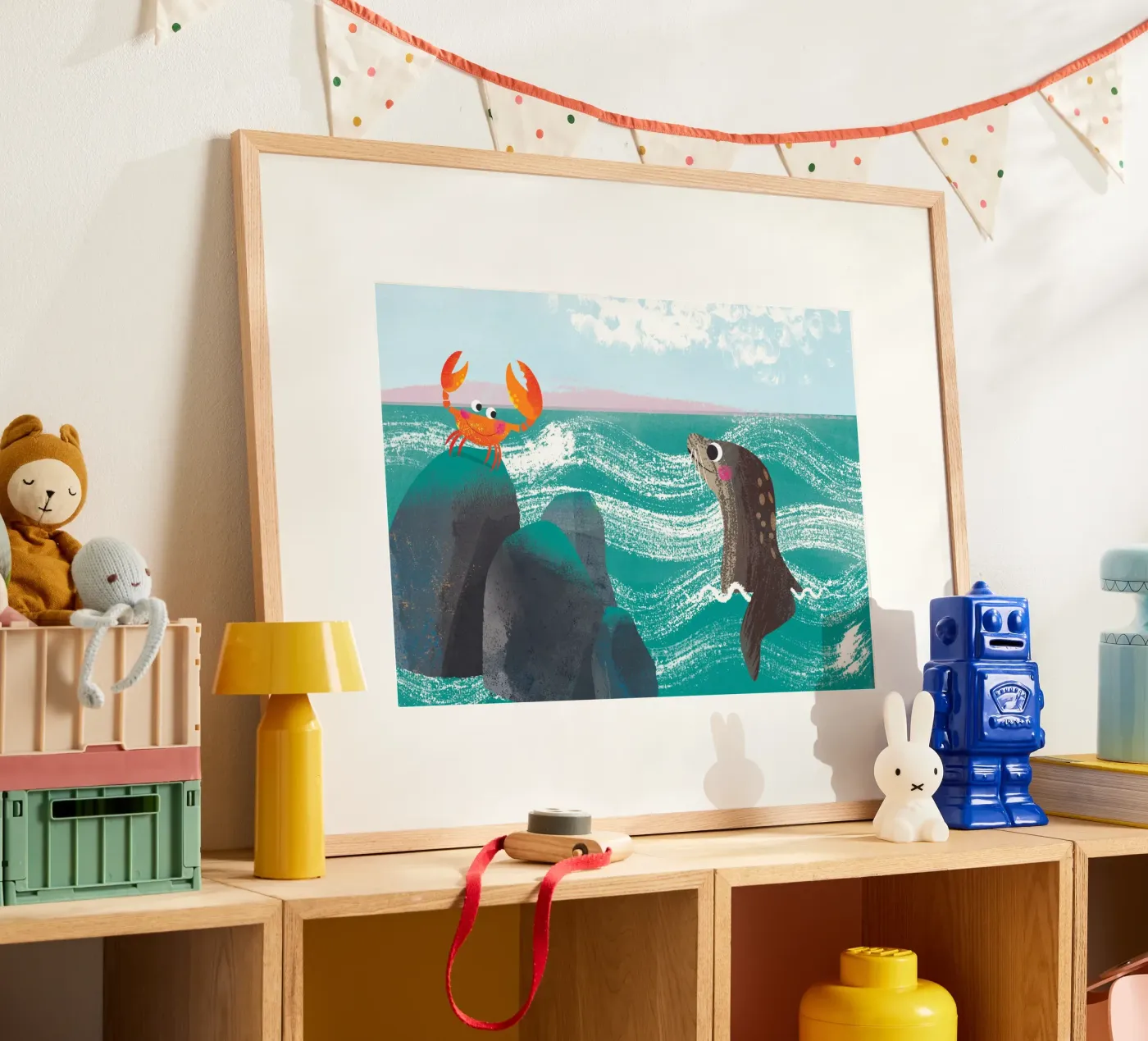 Sigillo e granchio poster da Looks n Brains