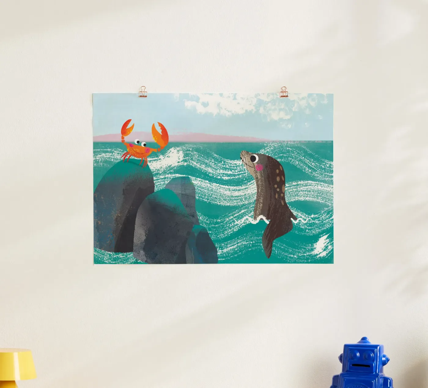 Sigillo e granchio poster da Looks n Brains