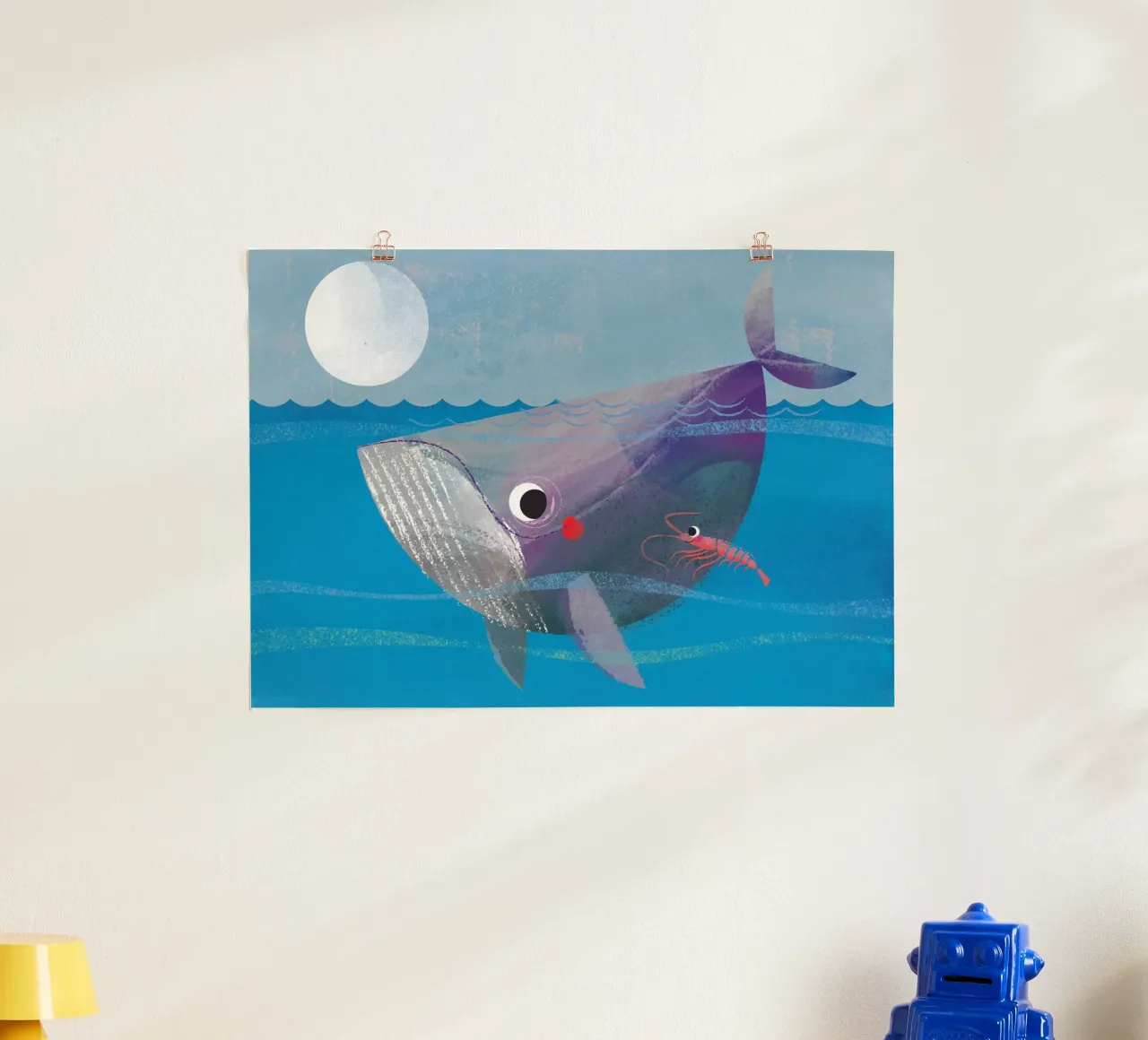 Balena e granchio poster da Looks n Brains