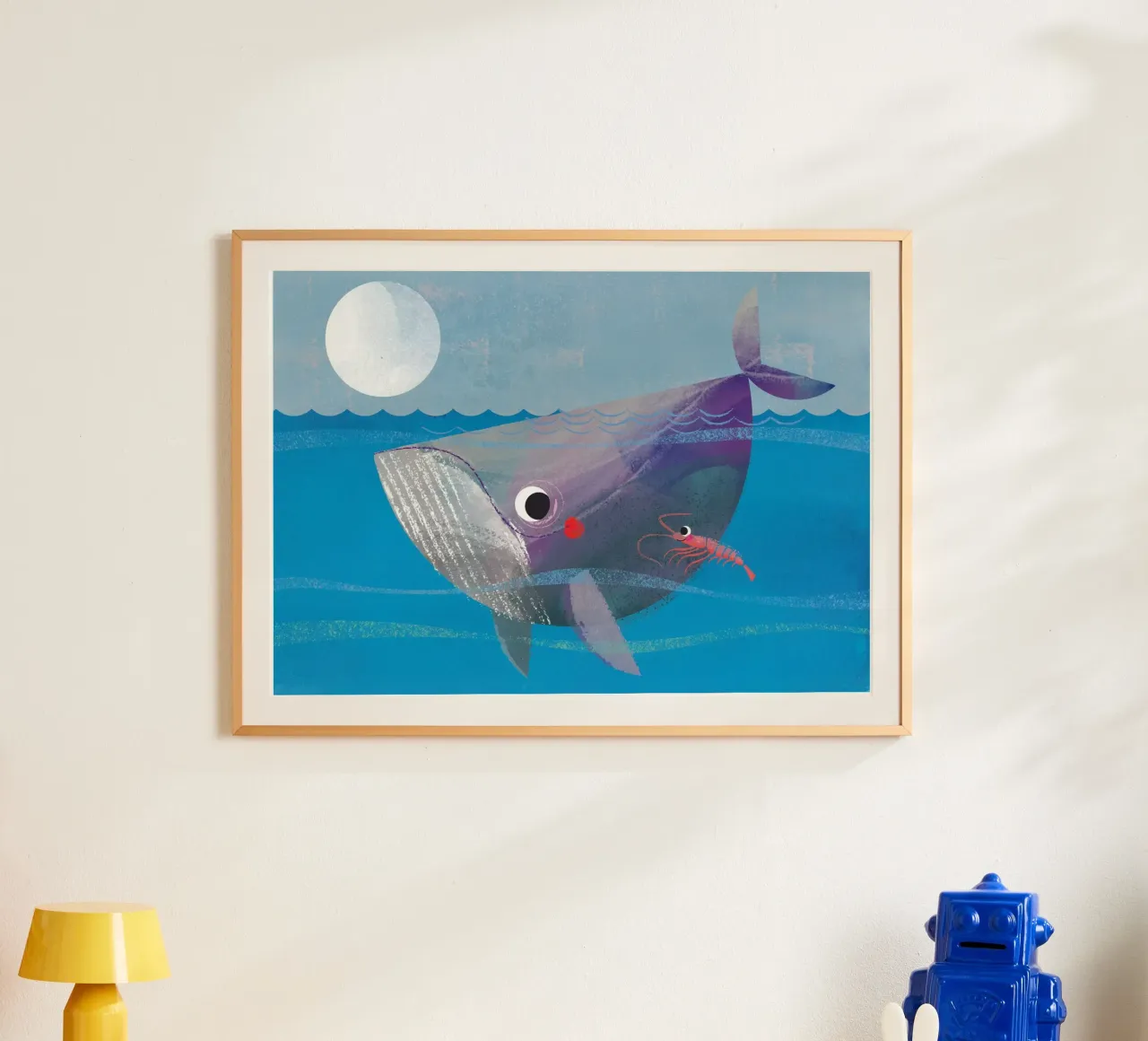 Balena e granchio poster da Looks n Brains