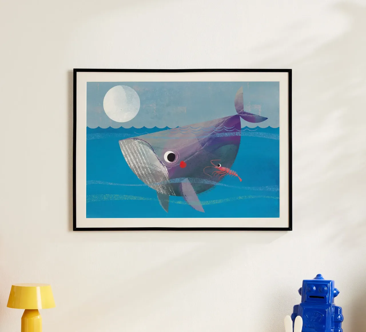 Balena e granchio poster da Looks n Brains