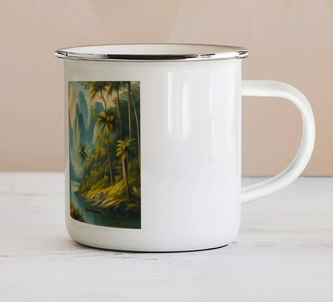 ARA GIUGNO tazza in smalto da RUBIANT ART