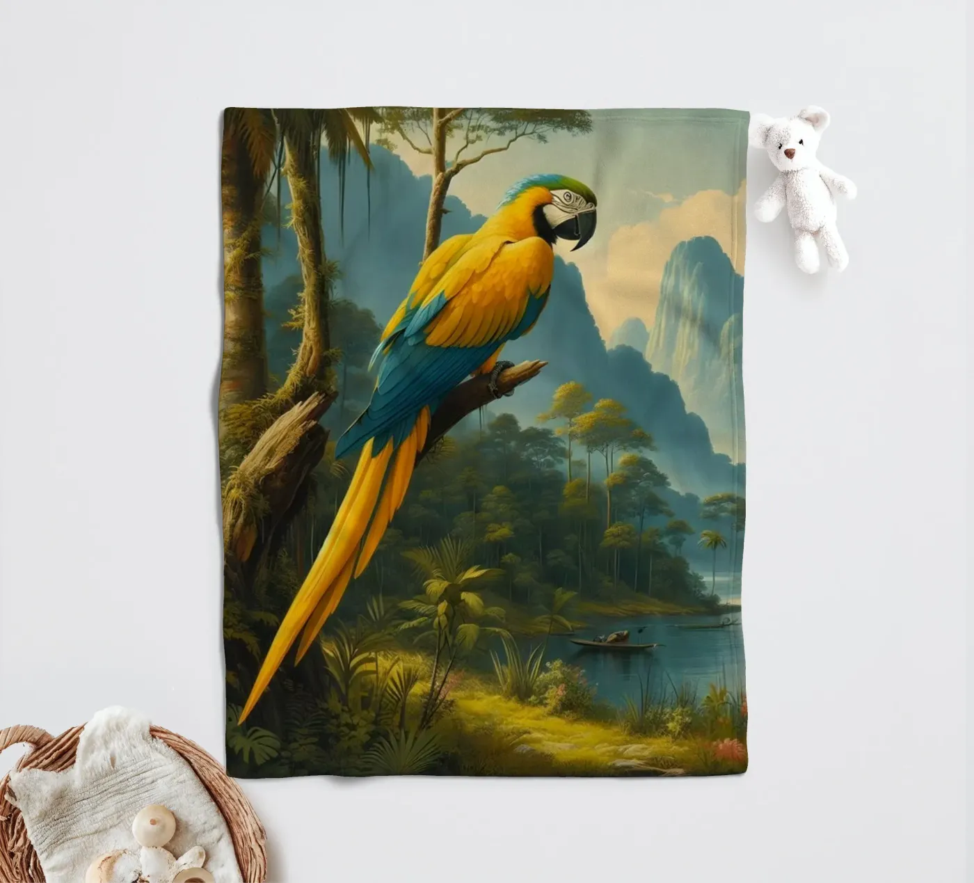 ARA JUNI fleecedeken van RUBIANT ART