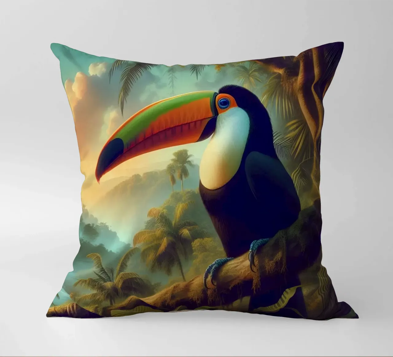 TOUCAN cuscino da RUBIANT ART