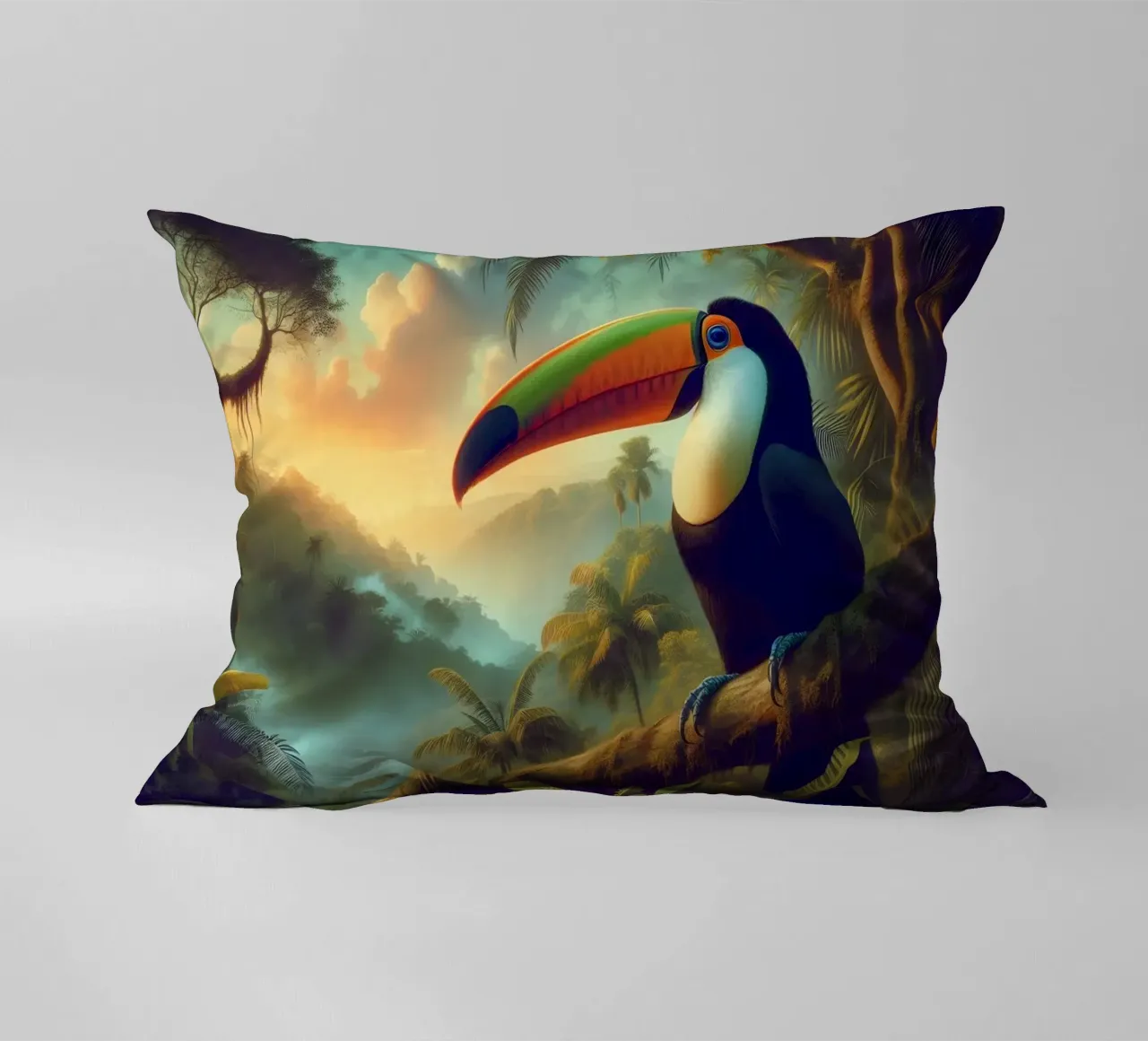 TOUCAN cuscino da RUBIANT ART