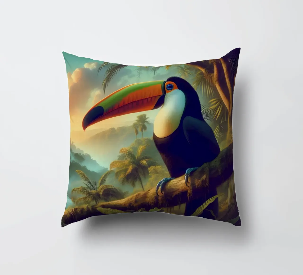 TOUCAN cuscino da RUBIANT ART