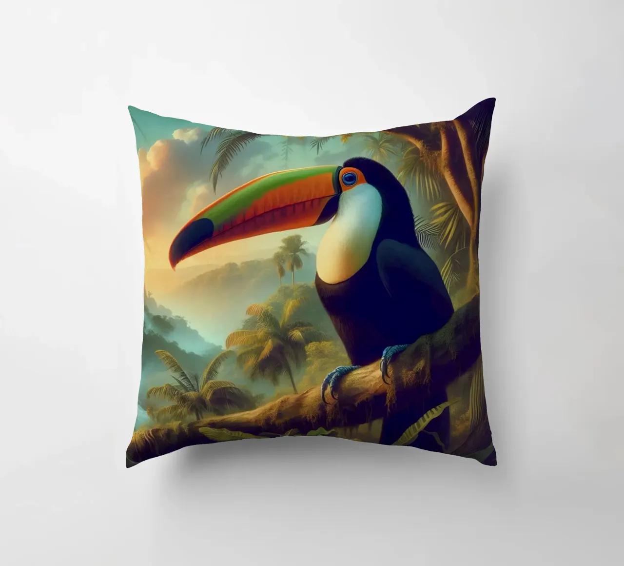 TOUCAN cuscino da RUBIANT ART