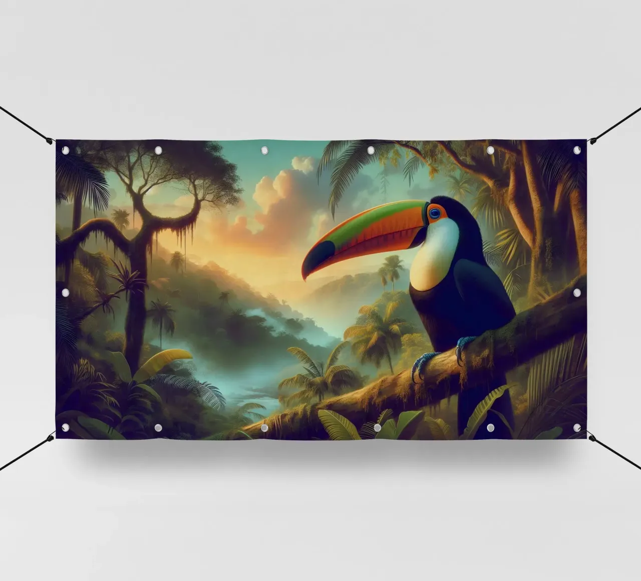 TOUCAN telo in pvc da RUBIANT ART