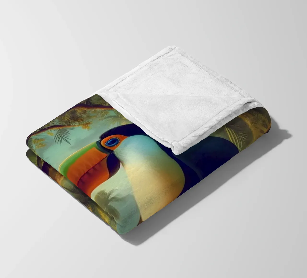TOUCAN coperta in pile da RUBIANT ART