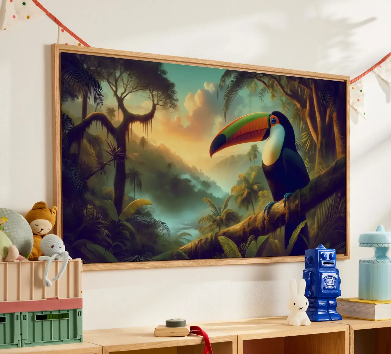 TOUCAN acrylic glass by RUBIANT ART