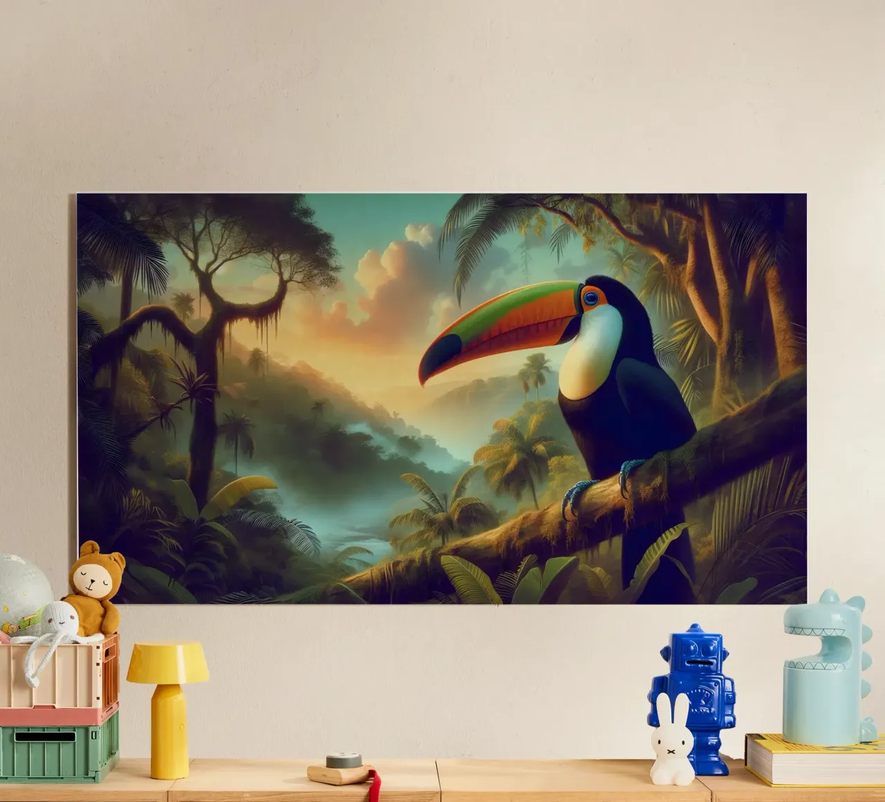 TOUCAN acrylic glass by RUBIANT ART