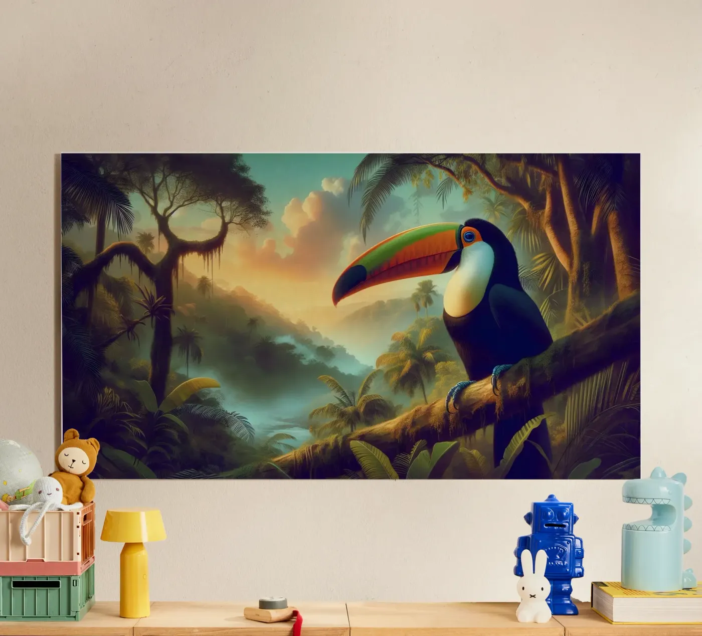 TOUCAN acrylic glass by RUBIANT ART