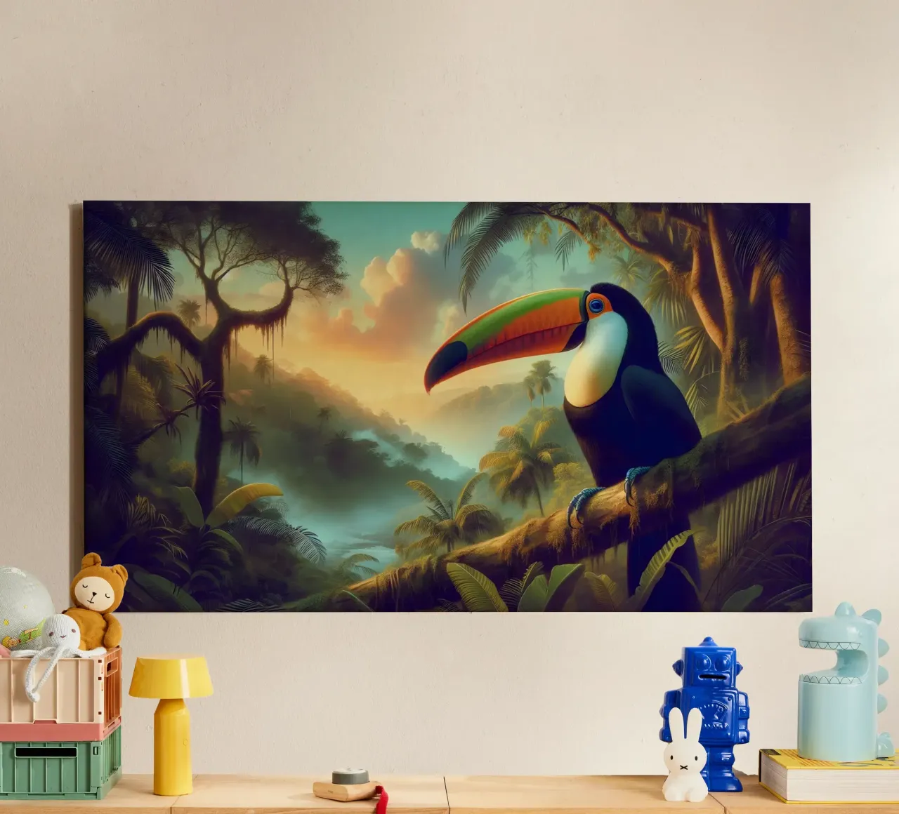 TOUCAN tela da RUBIANT ART