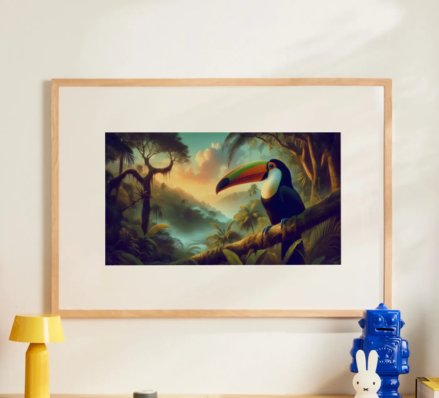 TOUCAN poster by RUBIANT ART