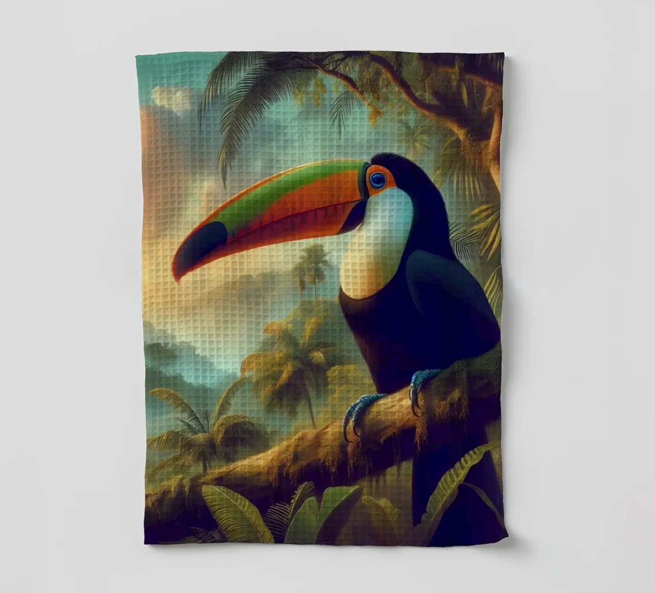 TOUCAN canovaccio da cucina da RUBIANT ART