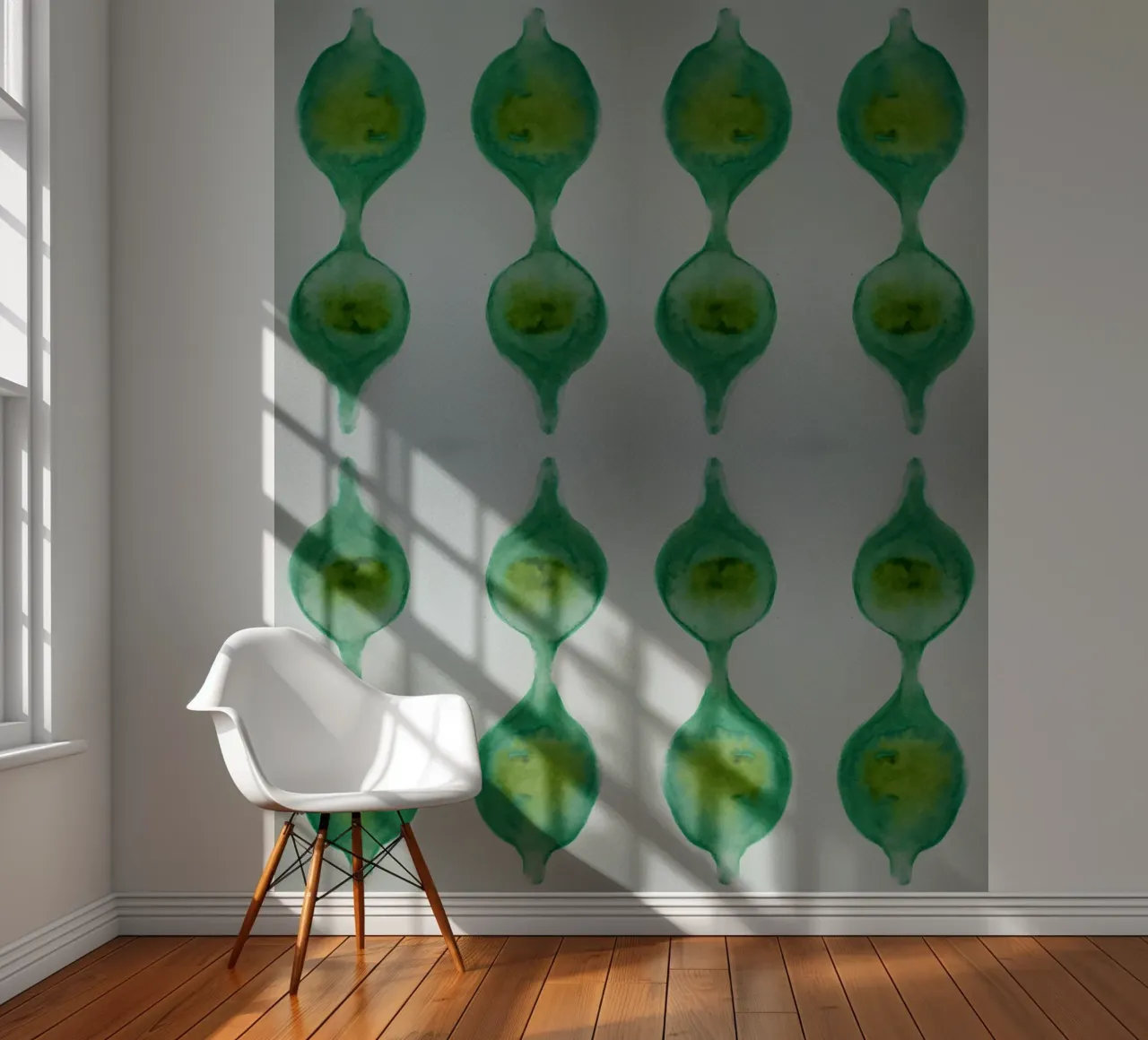 Abstract green photo wallpaper by Teresa André