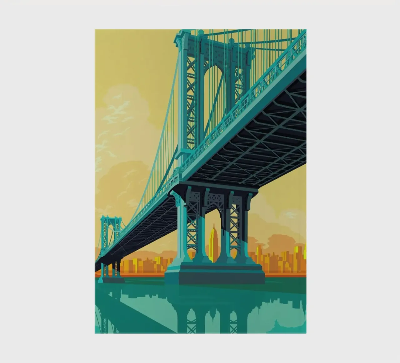 Manhattan Bridge New York City notebook by Remko Heemskerk