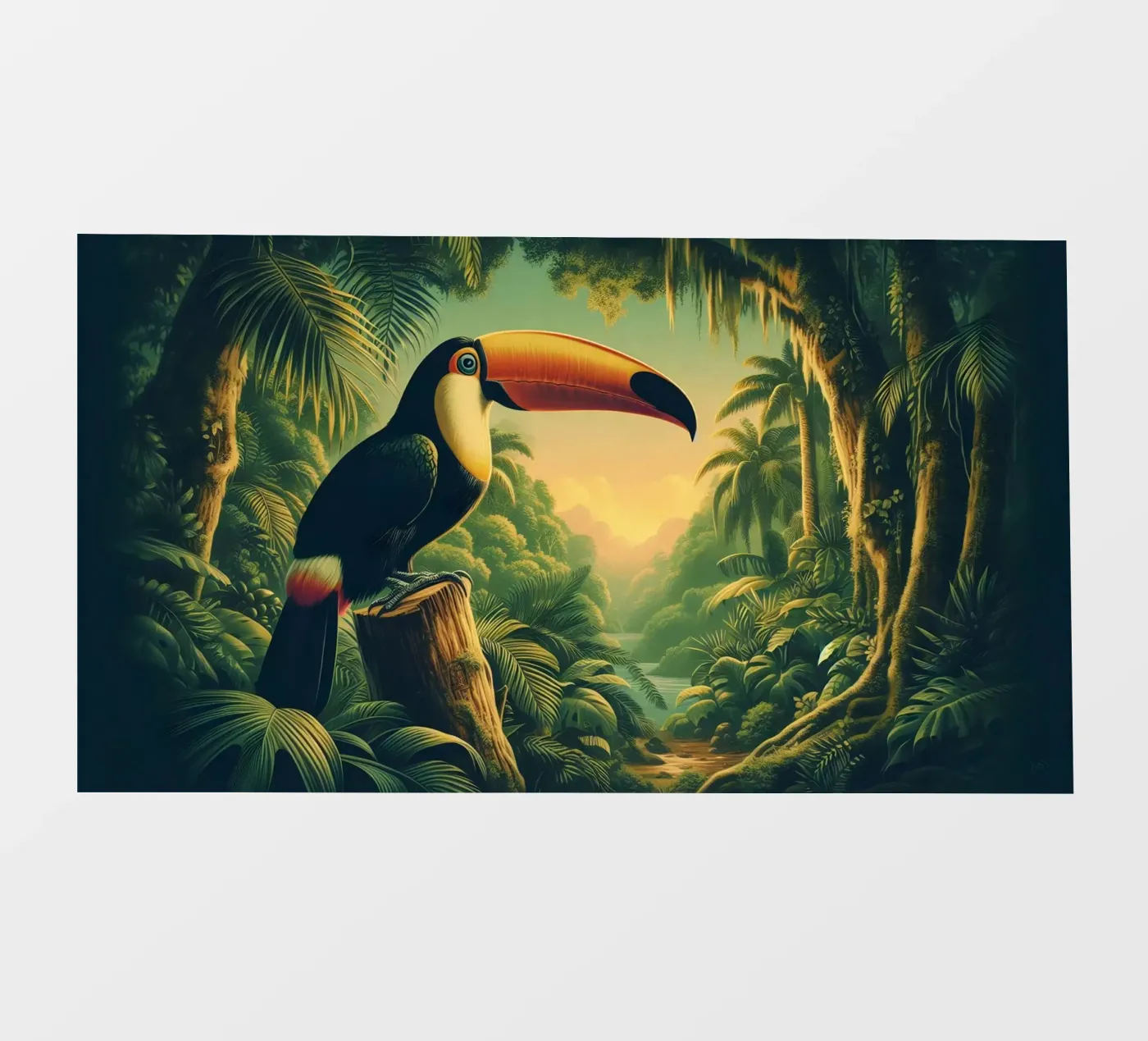 TOUCAN pellicola backlit da RUBIANT ART