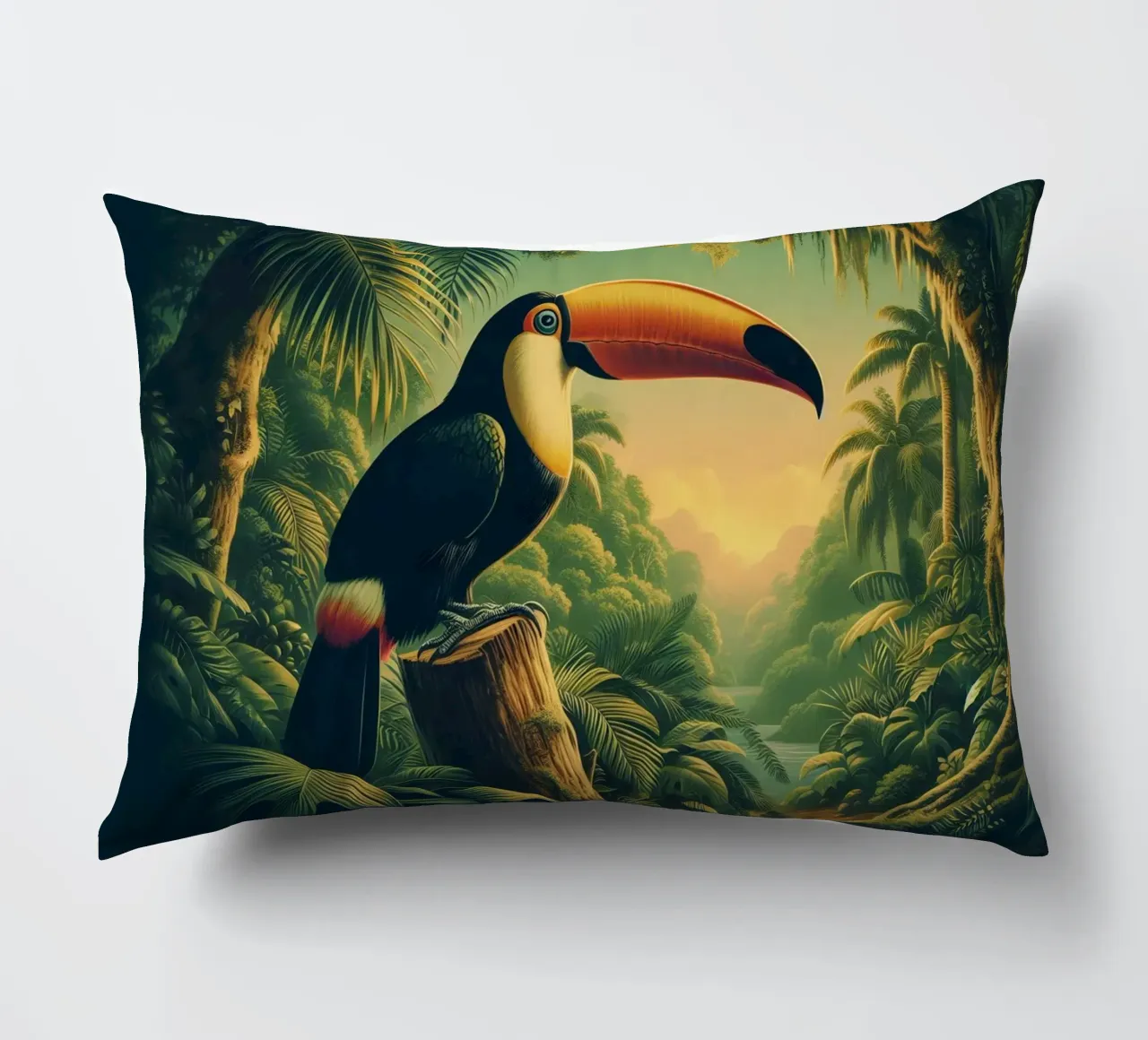 TOUCAN cuscino da RUBIANT ART