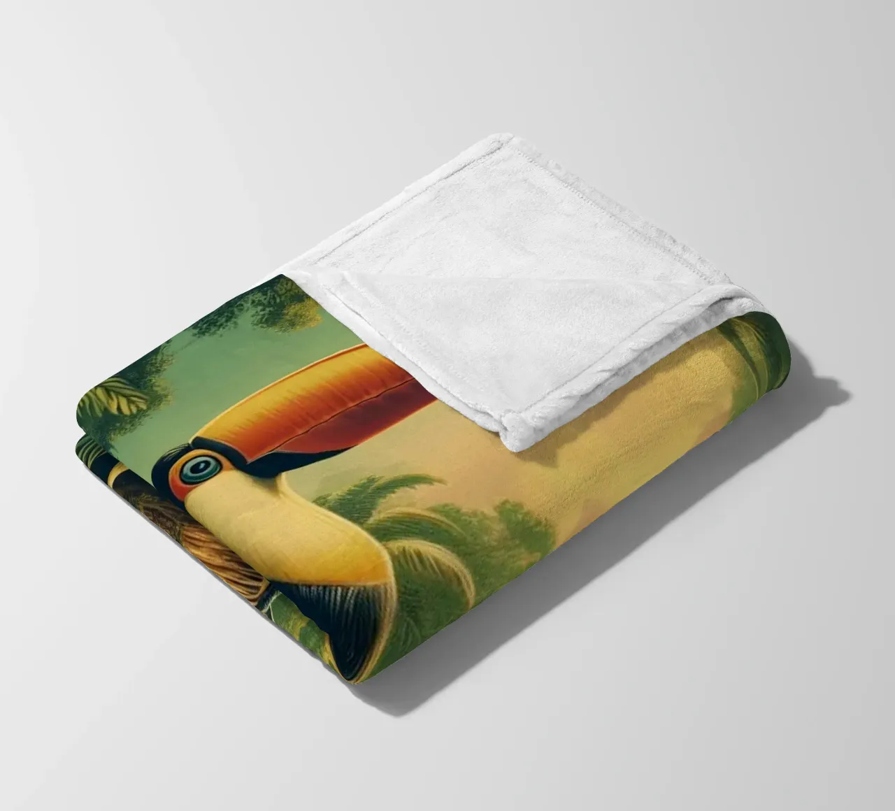TOUCAN coperta in pile da RUBIANT ART