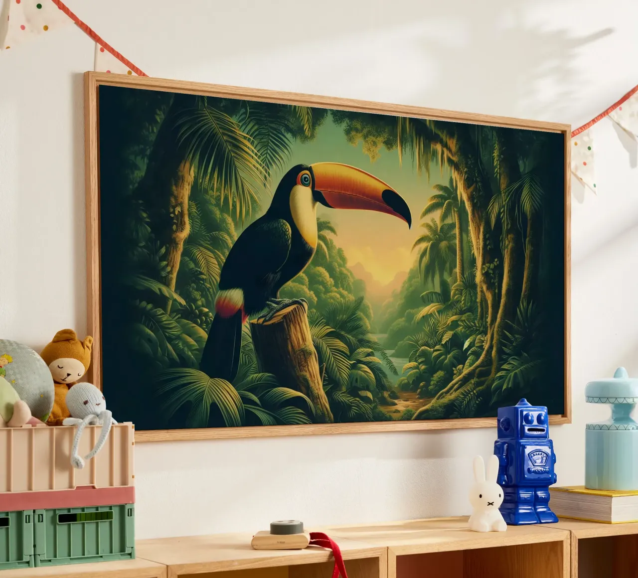 TOUCAN acrylic glass by RUBIANT ART