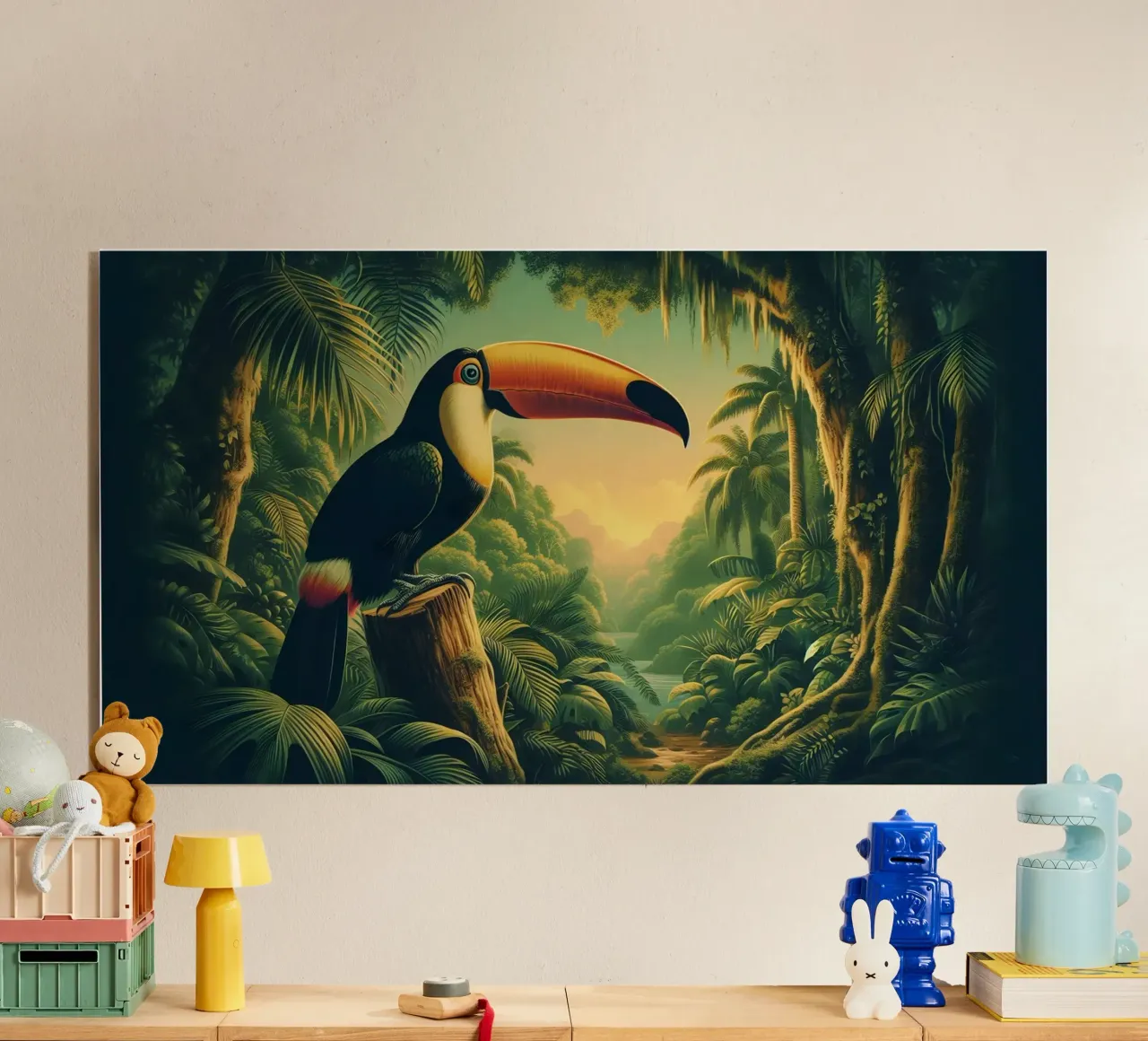 TOUCAN acrylic glass by RUBIANT ART