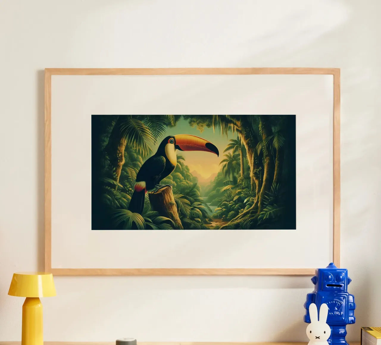 TOUCAN carta hahnemühle da RUBIANT ART