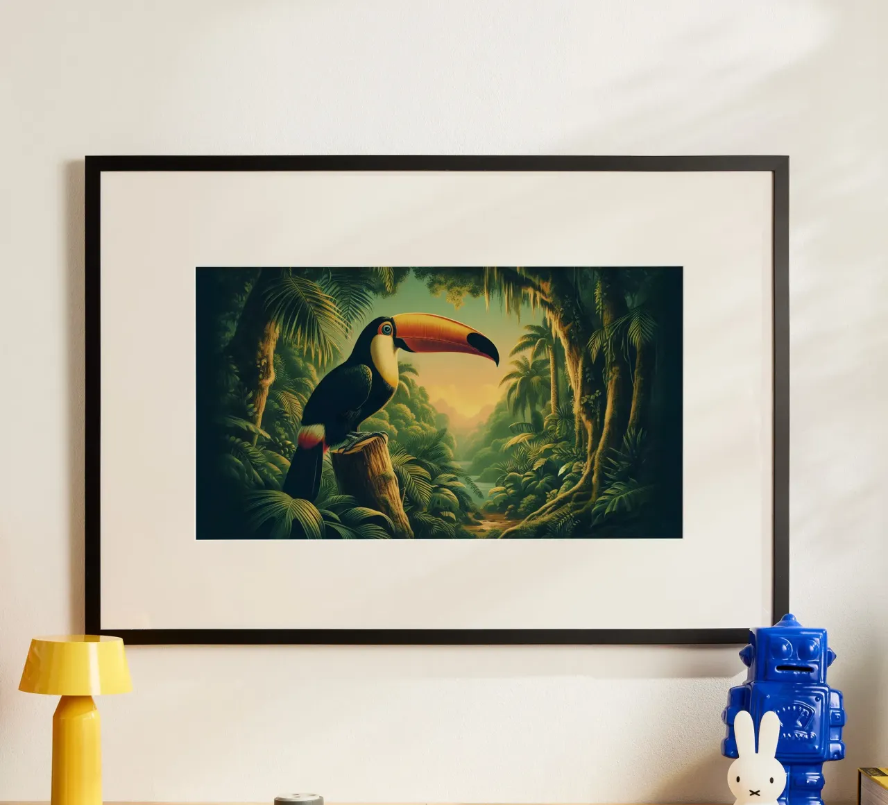TOUCAN carta hahnemühle da RUBIANT ART