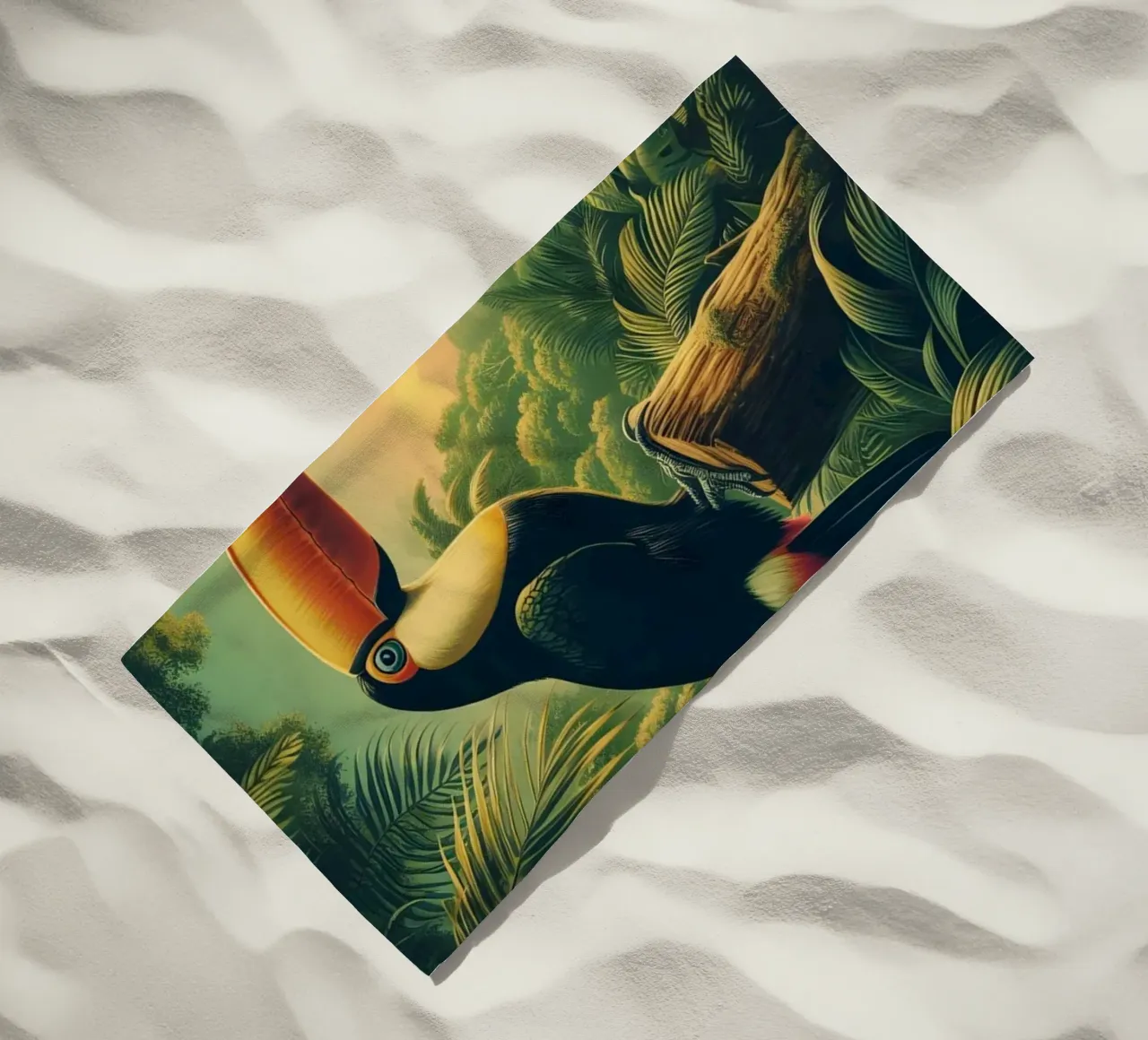 TOUCAN telo mare da RUBIANT ART