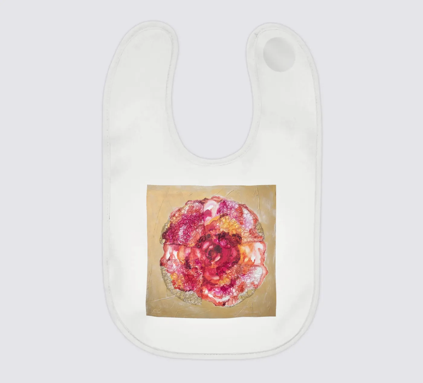 Spring baby bib by Teresa André