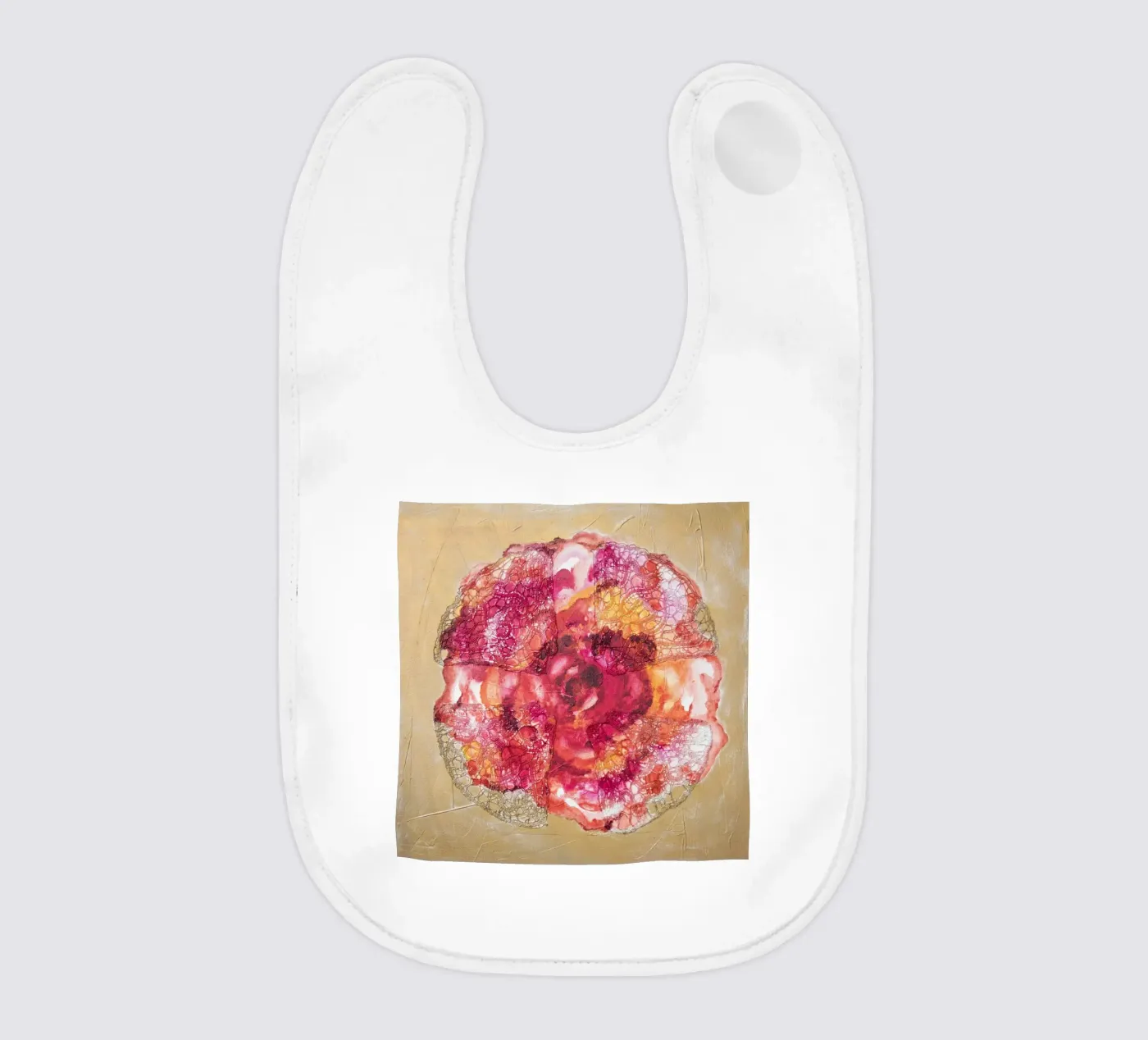 Spring baby bib by Teresa André