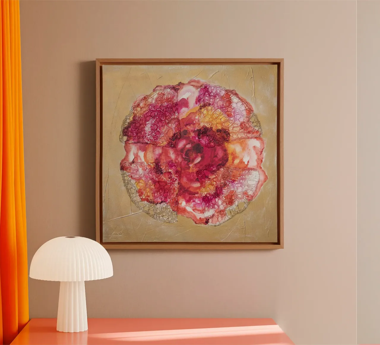 Spring canvas van Teresa André