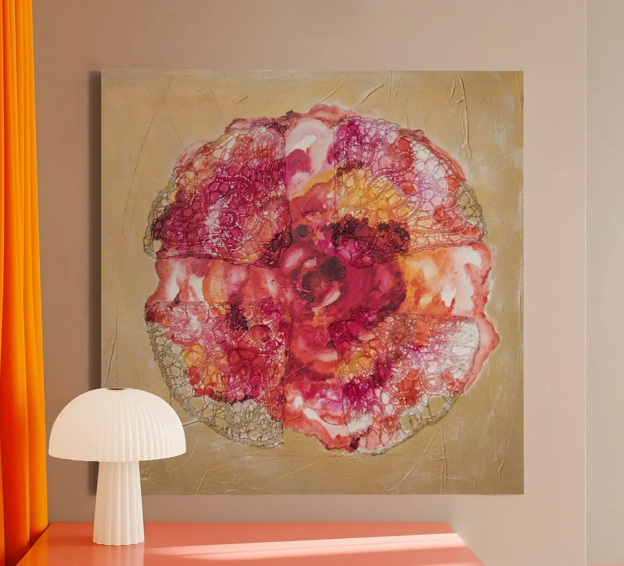 Spring canvas van Teresa André