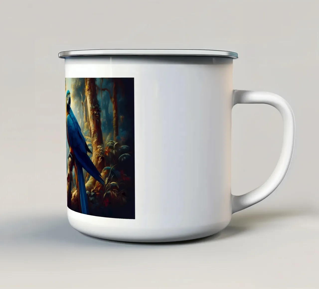 ARA BLU tazza in smalto da RUBIANT ART