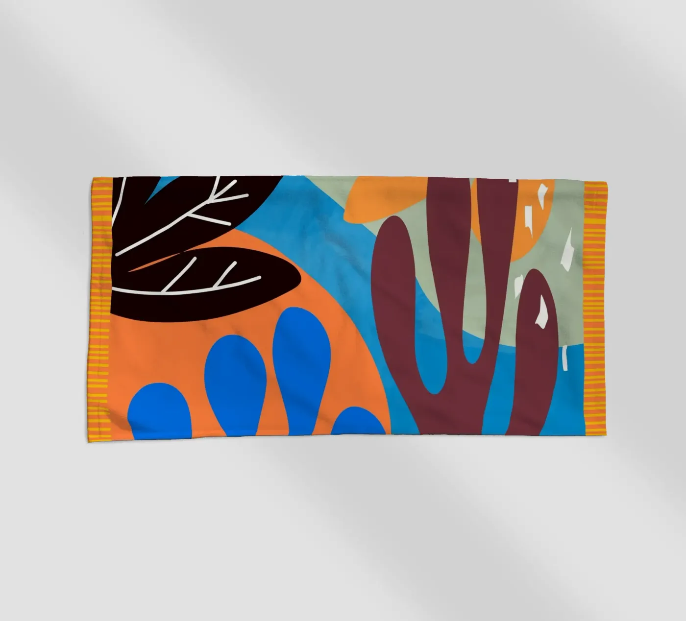 River View beach towel by MirimoDesign