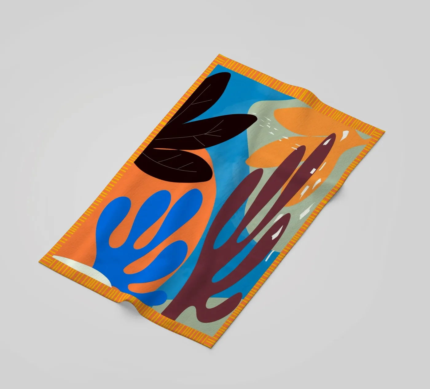 River View beach towel by MirimoDesign