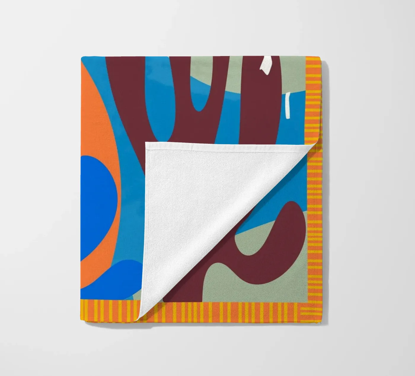 River View beach towel by MirimoDesign