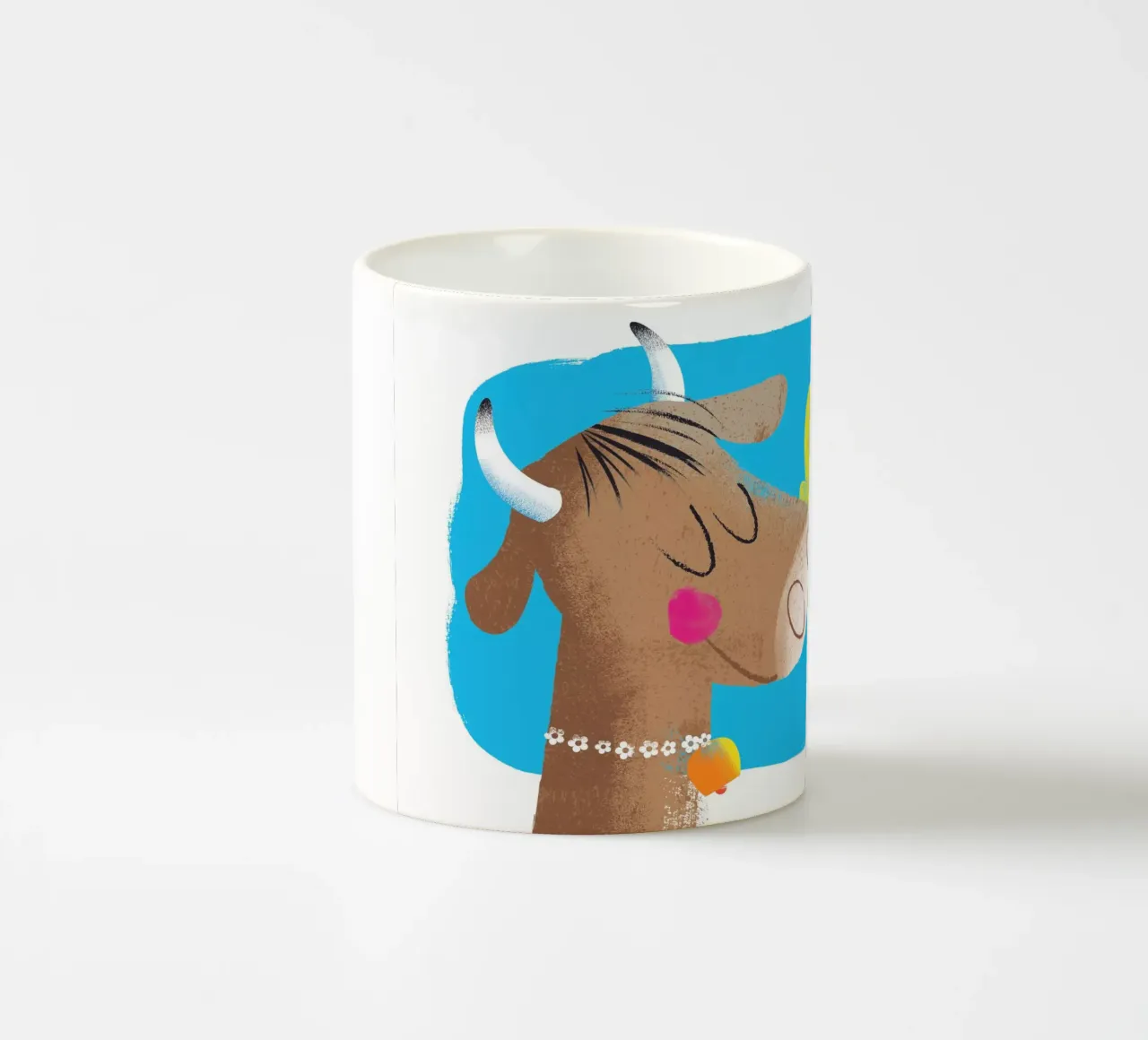 Mucca e coccinella tazza in ceramica da Looks n Brains